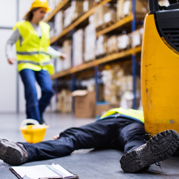 forklift accident with injured worker