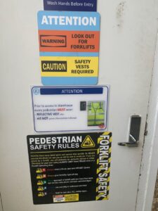 Warehouse Signage for Safety